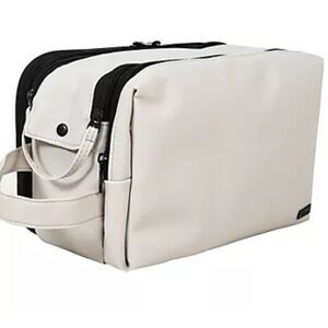 Periea Faux Textured Leather Large Toiletry Bag